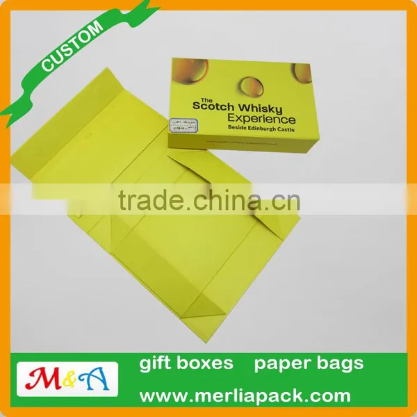 Limited Collections Whisky Box VIP Voucher Card Cardboard Collapsible Box photo-2