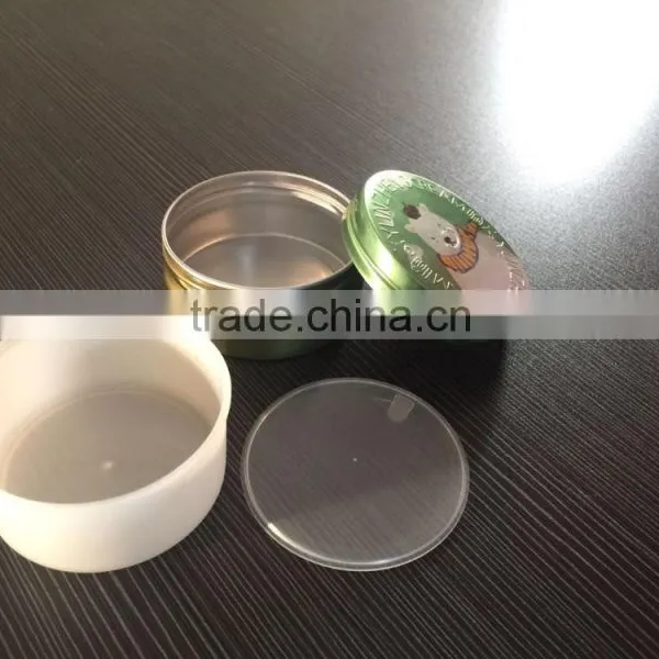 Supplier Cosmetic Aluminum Jar With Plastic Inner photo-3