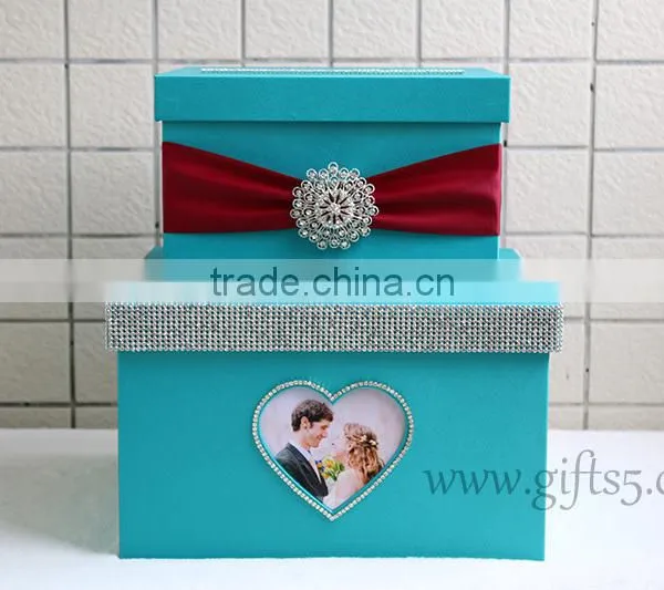 Elegant Handmade Wedding Card Holder Made in China Wedding Card Box Supplier photo-2