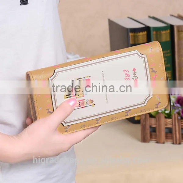 Korean Style Multifunctions Leather Custom Funny Wallet photo-2