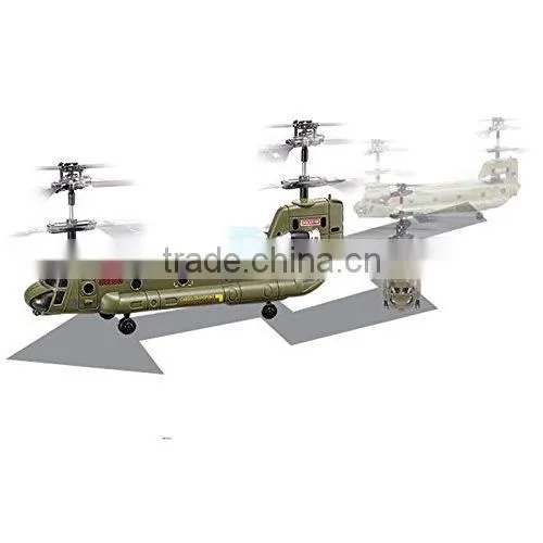 Sidiou Group S026 G 3-Channel RC Micro Chinook Gyro Helicopter Indoor Design photo-4