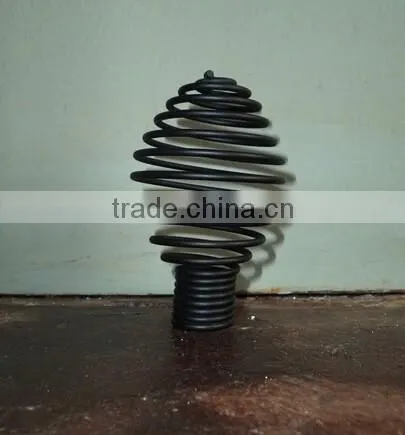 Iron Spiral Curtain Rod End & Finials photo-5