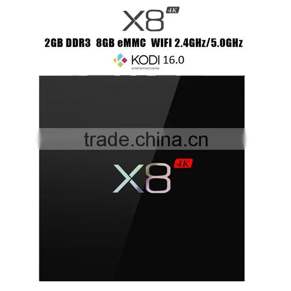 X8 4K Amlogic 8726 m8 Quad Core TV Box With 5.0GHZ Wifi Frequency photo-5