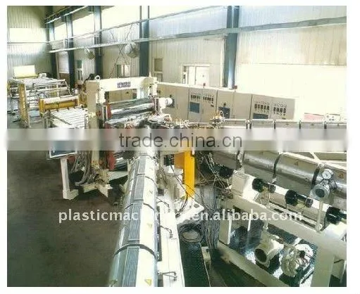 PE,PP&Fiberglass Mesh Five Layers Construction Formwork Line (Plastic Machinery)