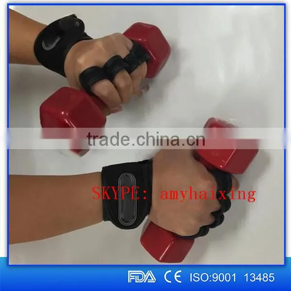 Men's Power Weightlifting Gloves With Leather Palm photo-4