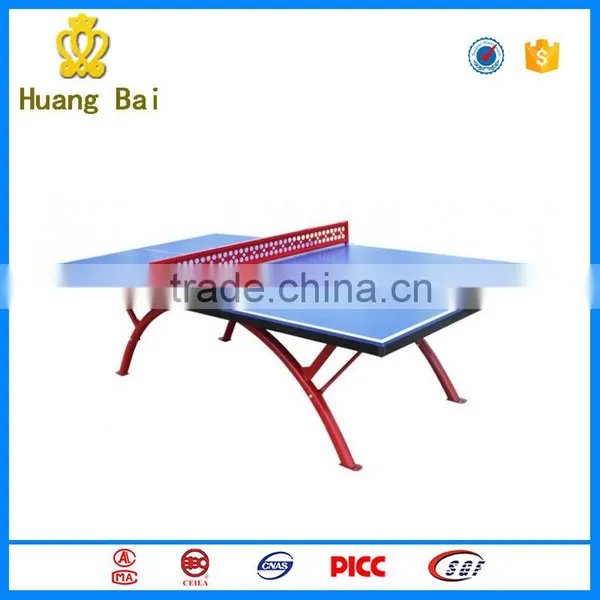 High Quality Outdoor Indoor Double Folding Movable Table Tennis Table With Wheels photo-6