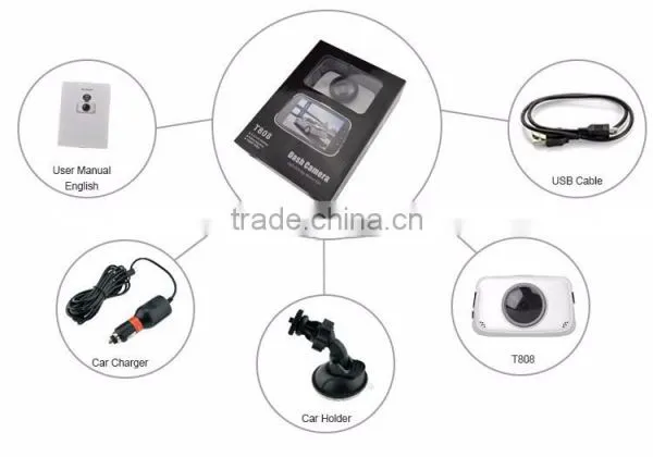 Factory Ntk 96650 Dash Cam Dvr G-sensor Car Dvr T808 Driving Recorder photo-6