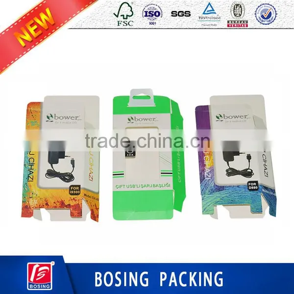 Multicolor Printing for Charger Packing Box With Clear Window photo-4
