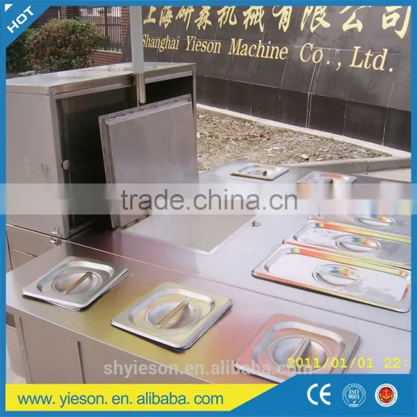 China ys Made Top Sell, Bicycle Hotdog Bike Food Cart 3 Wheels and Food Cart With Gas Steamer photo-4