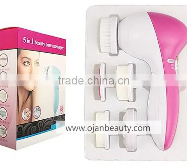 5 in 1 Beauty Care Facial Cleansing Brush Electric Body Brush photo-3
