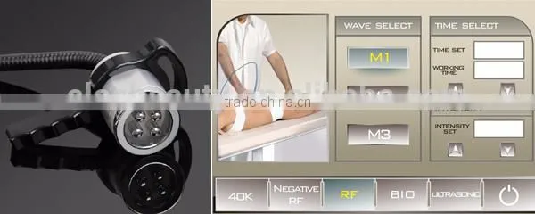 40hkz Multifunction Weight Loss Machine /40khz Cellulite Reduction Cavitation+vacuum+bi-polar RF +ultrasound+multipolar RF +bio Phototherapy photo-4