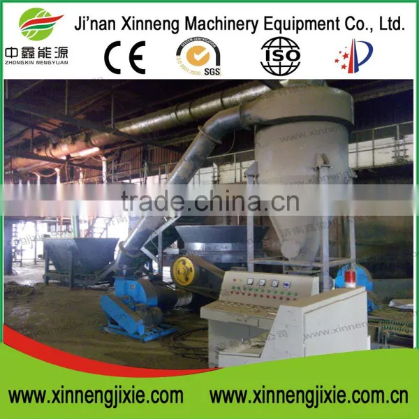 Production line disc wood grinder machine with biomass briquette press