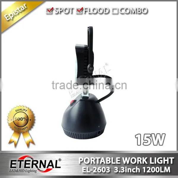3.3in 15W Multi Functions Portable and Rechargeable Outdoor Emergency Led Work Light Flood Lamp photo-4