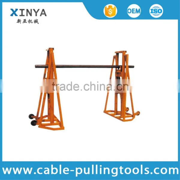 20T Cable Drum Stand With Hydraulic Lifting Jack photo-2