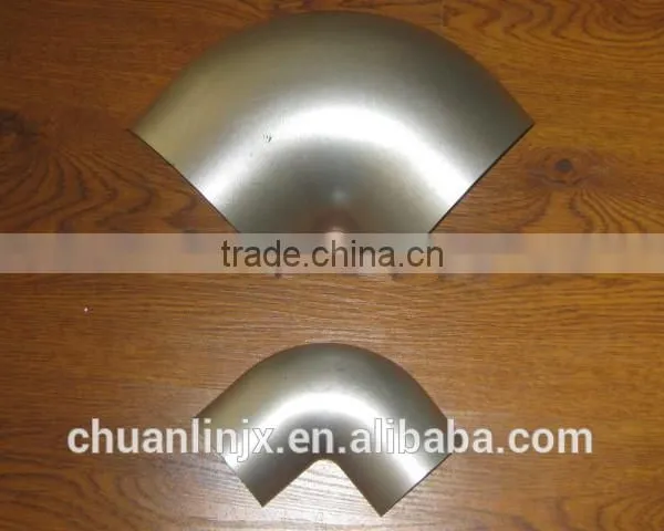 Customized Steel Deep Drawn Duct Elbow For Ventilation System photo-4