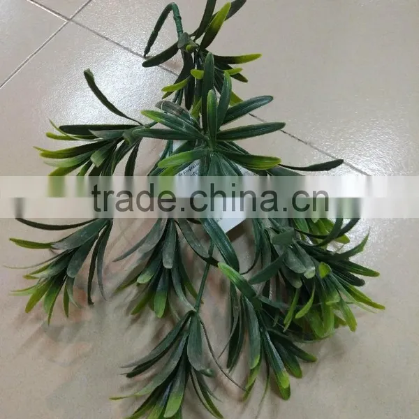 SJ2001011 Artificial Pine Leaves for Tree-like Tower/decorative Pine Branches/fake Pine Fronds photo-4