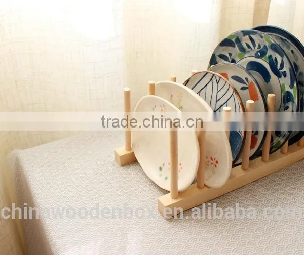 Popular Antique Decorative Wooden Dish Rack photo-2