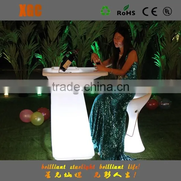 Plastic LED Lighitng Function Portable Table With Plastic Table photo-2