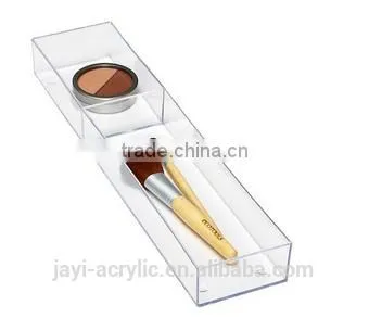 Crystal Small Stacking Acrylic Organizer Storage Tray Great for Cosmetics Jewelry Makeup photo-6