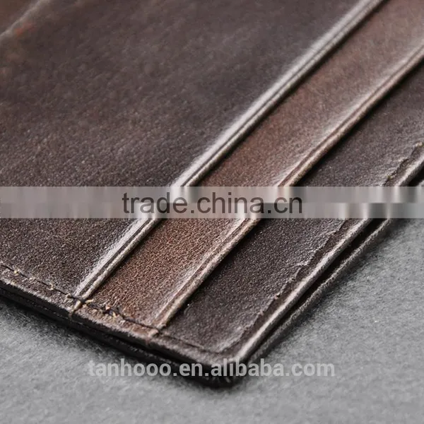 Casual Style Custom Personalized High Quality Car Pocket Wholesale Real Genuine Leather Portable Simple Card Holder photo-4