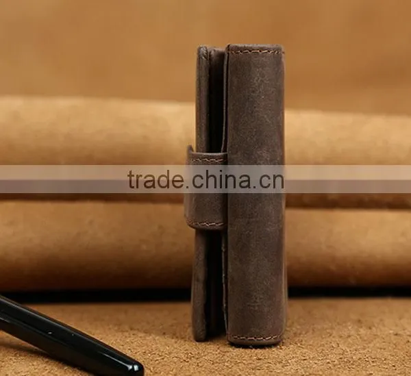 New Products Cowhide Men Genuine Leather Wallet photo-5