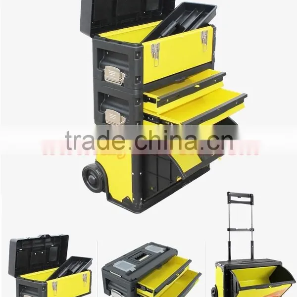 Draw-bar Box Plastic Box Trolley Case Compartment Tool Box Pull Rod Case Luggage photo-4