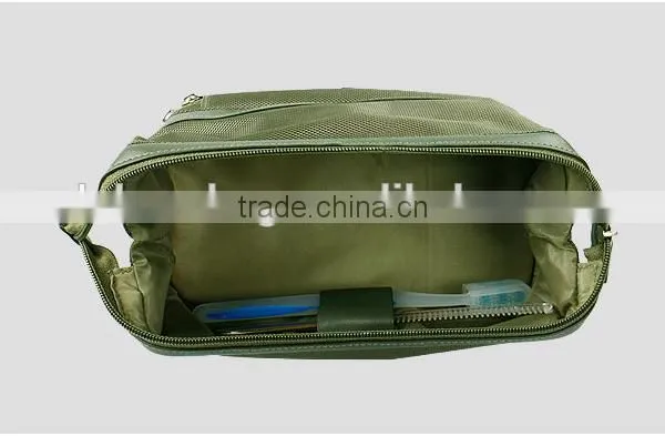 Fashion PU+polyester Folding Men Toiletry Bag for Travel photo-4
