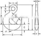 ATLI HKA-EH 324A US Type Eye Hoist Hook photo-2