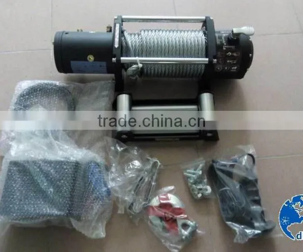 off Road Car Parts Mini Electric Wire Winch Motor Mini Car Electric Winch 12v photo-2