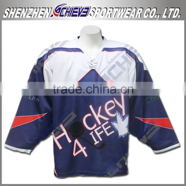 Custom Team Design Usa Hockey Jersey Shirts photo-6