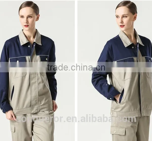 Hot Sale Winter Jacket And Pants Workwear For Factory Worker Uniform photo-4