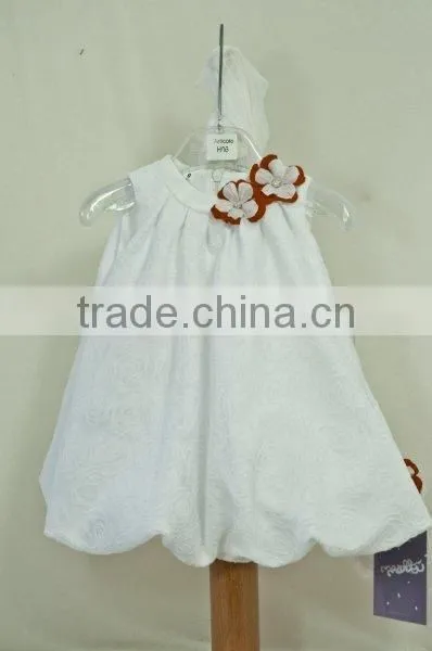 Elegant Baby Girls Ruffle Dress Flower Girls Dress Baby Princess Dress photo-3