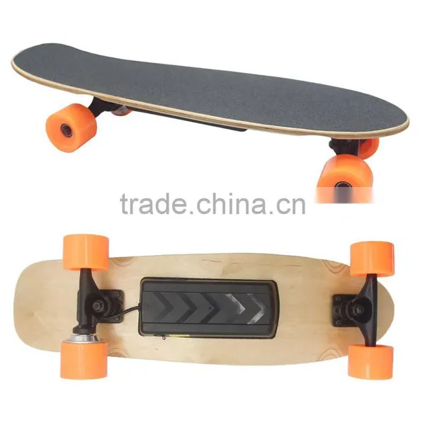 HSJ94 Outdoor Powerful 4 Wheels Sport Fish Electric Skateboard Small Fish Plate photo-4