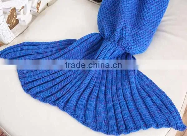 Wholesale Crochet Animal Adult TV Mermaid Tail Blanket photo-6