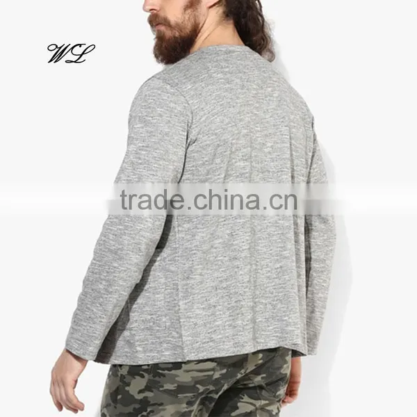 Man Fashion Long Sleeve Buttons Design Blazer Jacket Knit Fabric Fancy Shrug photo-3