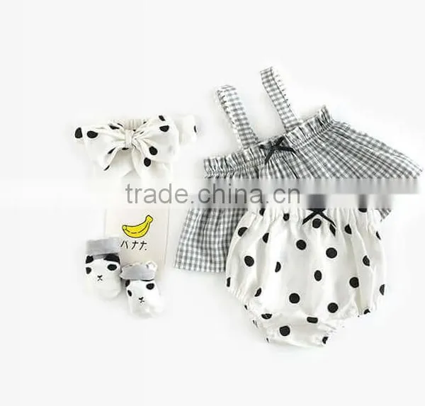 Polka Dots Newborn Baby Clothes Toddler Clothing Eco-Friendly Shorts photo-5