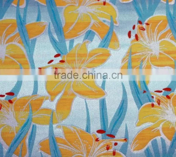 China Beautiful Jacquard Polyester Fabric, 170cm Garment Fabric photo-2