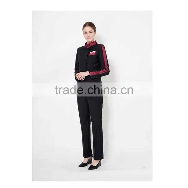 High Class Fashion Hotel Service Receptionist Uniforms photo-4