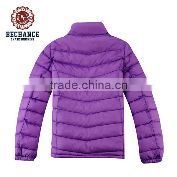 W1077 Unisex Stand Collar Ultralight Down Jacket photo-2