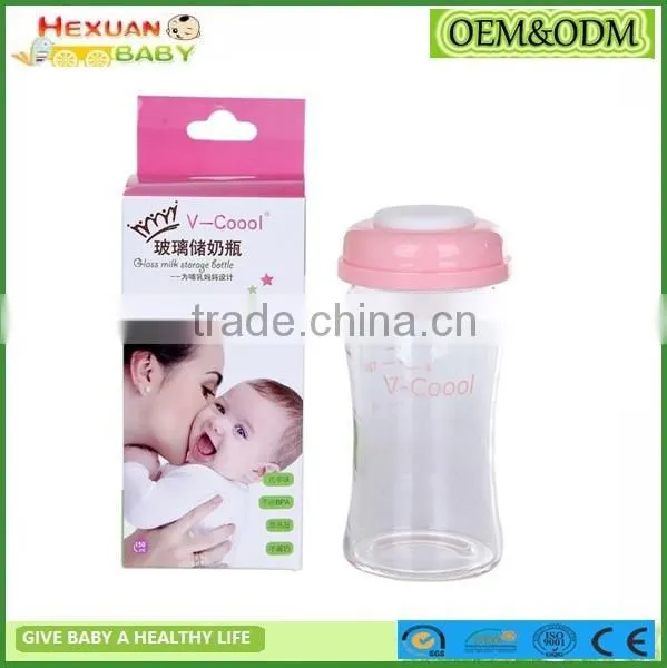 Breastmilk Storage Bottle/fresh Milk Glass Bottles/glass Milk Storage Bottle