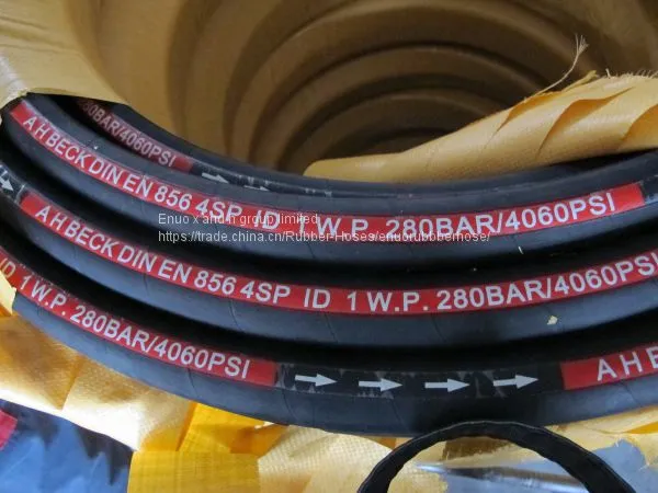 High Pressure DIN Standard Professional Factory Flexible 4SP Hydraulic Hose