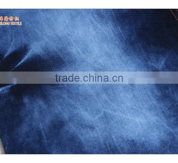 Wholesale 100% Rope Dye Cotton Jersey Knitted Denim Fabric photo-2