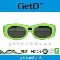 Low Price Plastic 3D Glasses Active Shutter Converter Support Shutter Glasses Cinema Battery Rechargeale