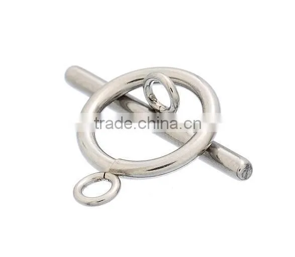 Stainless Steel Toggle Clasps Connectors Jewelry Findings OT Ending Clasps Set DIY Bracelet Necklace Accessories