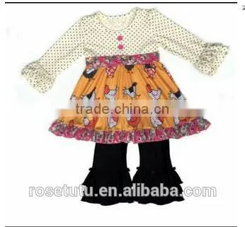 Zhejiang Yiwu Girls Long Sleeved Clothes Give You a Different Dress Feeling Long Autumn Stripes Wrinkled Girls Cotton photo-3