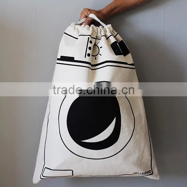Cute Baby Toys Storage Canvas Bags Batman Bear Pattern Laundry Blanket Storage Bag Cute Wall Pocket Organizer photo-3