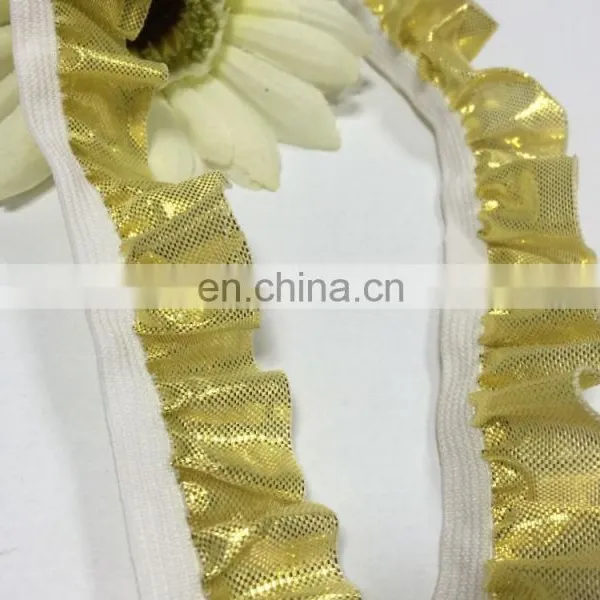 2 cm Colored Stretch Lace /Garment Accessories /elastic Stretch Lace photo-3