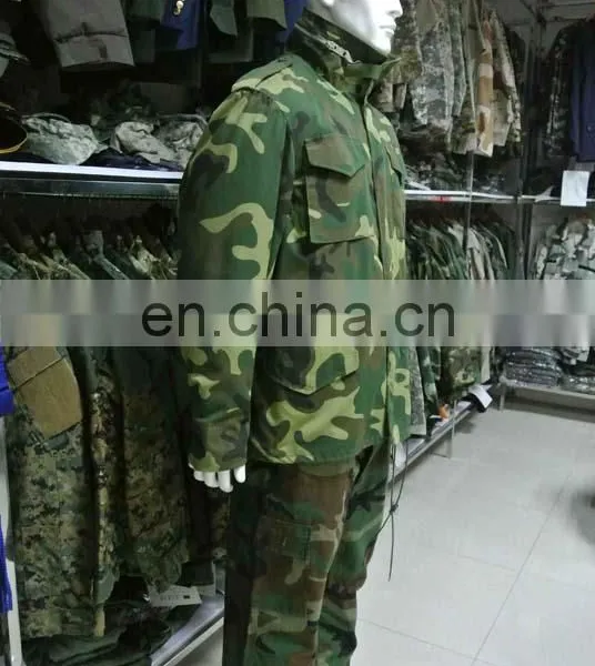 Camouflage Military Uniform Combat Tactical Army Jacket 100% Cotton Ripstop photo-2