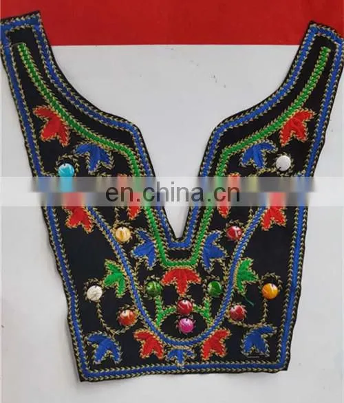 Handmade Embroidered Neckline With Bead Wholesale Decorative Neck photo-6