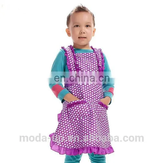 Printed Apron With Lace for Children photo-5
